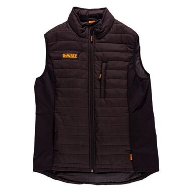 DEWALT Hybrid Fleece Vest Nylon/Polyester Black Medium