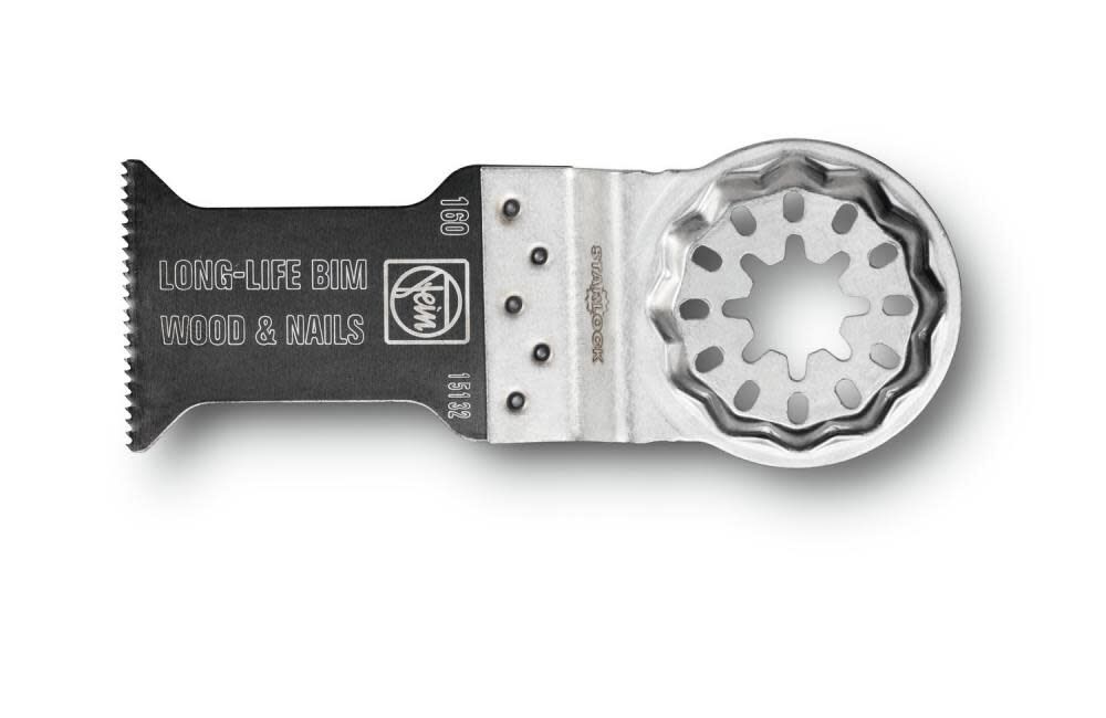 Fein StarLock E-Cut 160 Long-Life Saw Blade with Bi Metal Teeth Set for All Woods Drywall and Plastic Materials, large image number 1