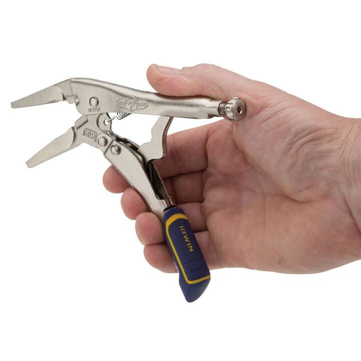 Irwin 6in Vise-Grip Fast Release Long Nose Locking Pliers with Wire Cutter, large image number 4