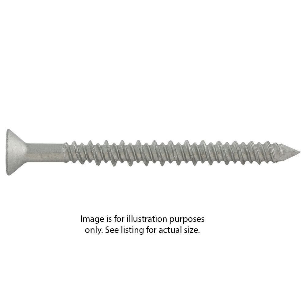 DEWALT Ultracon+ Screw Anchors Phillips Flat Head 3/16 Inch X 3-1/4 Inch, large image number 1
