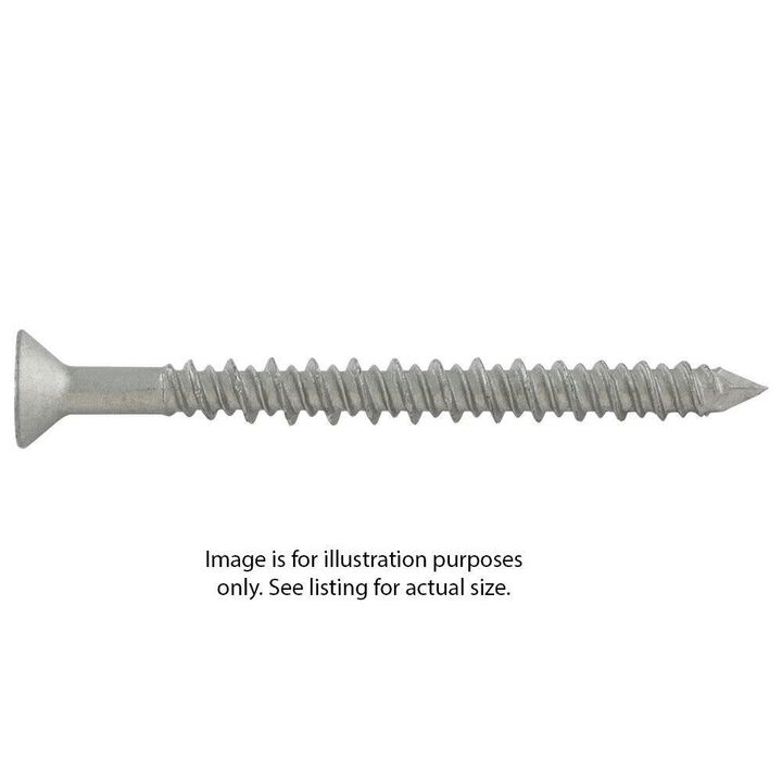 DEWALT Ultracon+ Screw Anchors Phillips Flat Head 3/16 Inch X 3-1/4 Inch, large image number 0