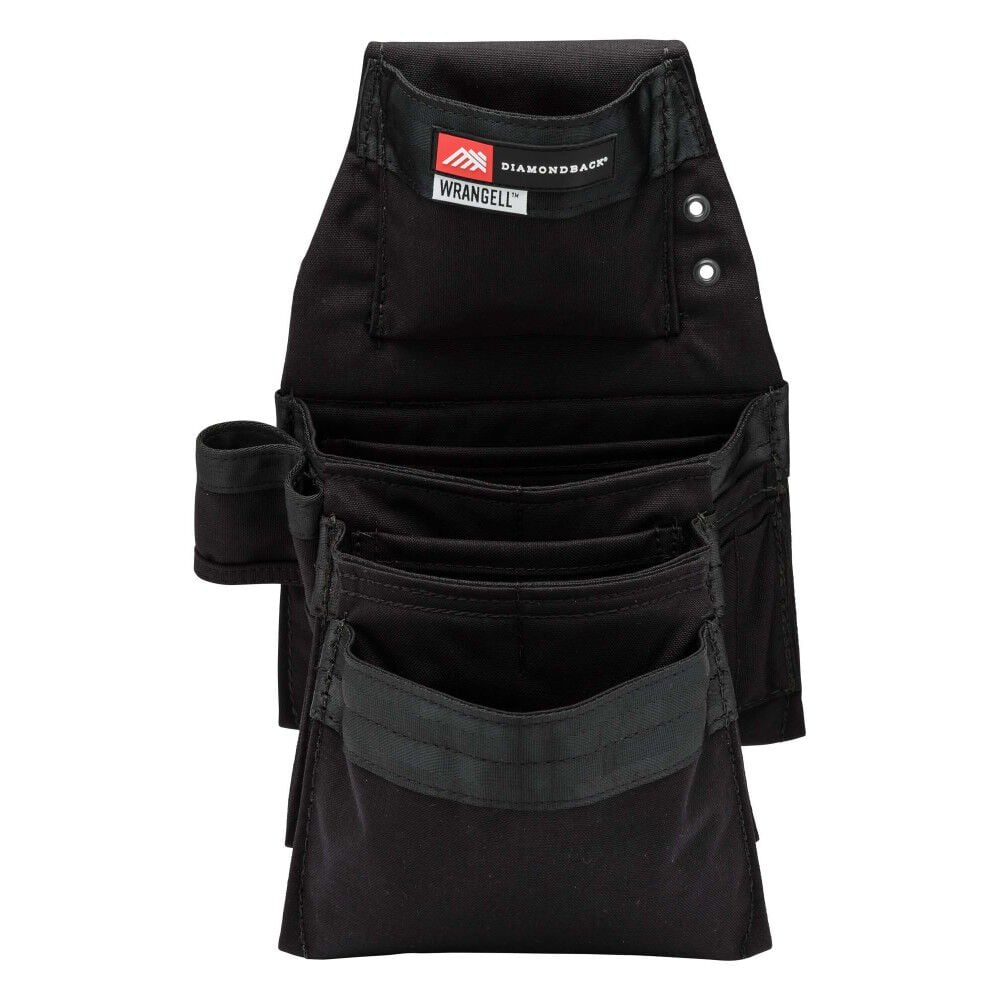 Diamondback Toolbelts Right Side Wrangell 2.0 Non-Dominant Tool Belt Pouch, Black – DB2-47-BK-R-A