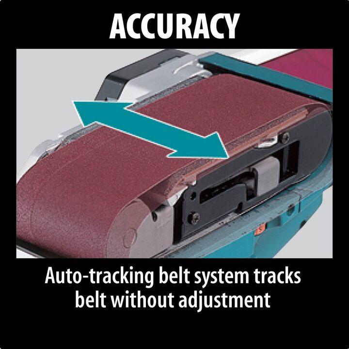 Makita 3 In. x 21 In. Belt Sander, large image number 2