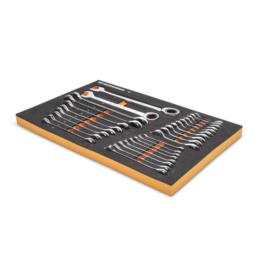 GEARWRENCH Metric Ratcheting Wrench Set 28pc, large image number 11