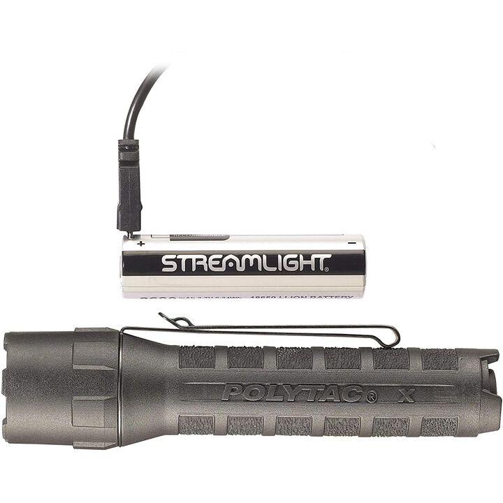 Streamlight PolyTac X Flashlight USB Black Tactical Handheld, large image number 1