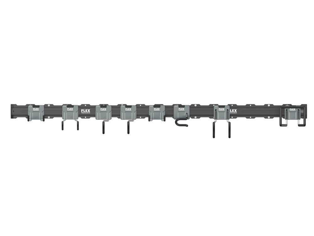 FLEX TRACK LOCK All Purpose Wall Storage Set 10 Pieces, large image number 2