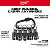 Milwaukee Bit Holder with Carabiner, 5 Piece, small image number 3