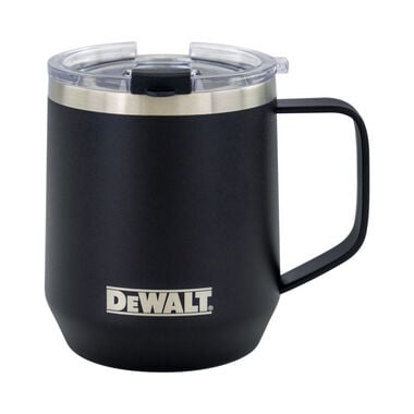 DEWALT Coffee Mug 14oz 18/8 Stainless Steel Black