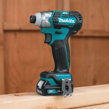 Makita 12V max CXT Lithium-Ion Brushless Cordless Impact Driver Kit 2.0 Ah, large image number 6