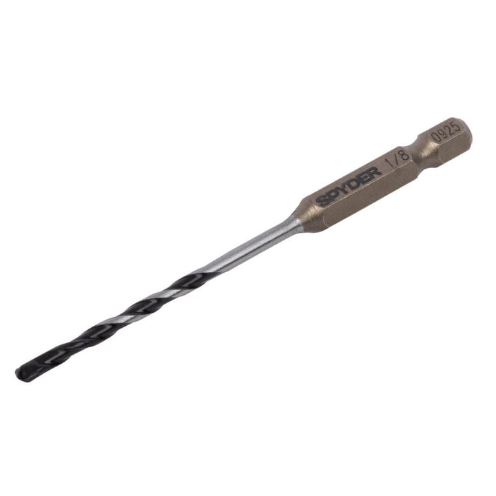 Spyder 1/8 Inch x 3 Inch Carbide-Tipped Impact Shank Hammer Drill Bit
