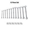 Sunex 7-19 mm Steel V-Groove Combination Wrench Set 12 Pieces, small image number 2