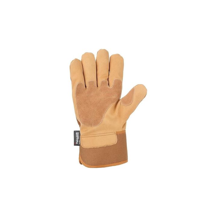 Carhartt Insulated Grain Leather Safety Cuff Work Gloves Mens, large image number 2
