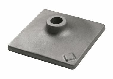 Bosch 6 In. x 6 In. Tamper Plate 1-1/8 In. Hex Hammer Steel, large image number 0