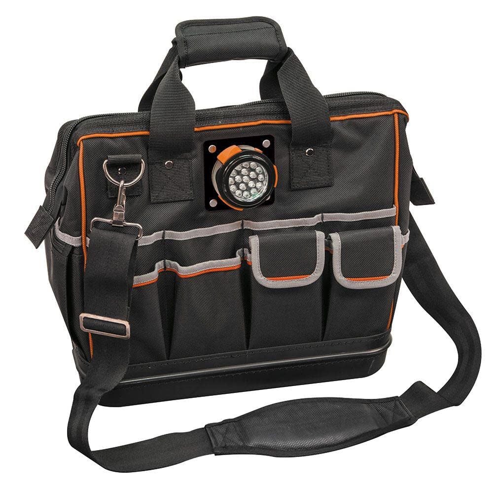 Klein Tools Tradesman Pro Lighted Tool Bag – 55431