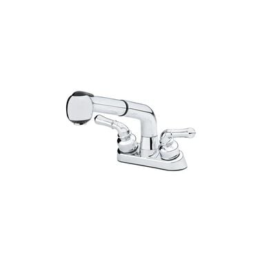 Homewerks Pullout Laundry Faucet Chrome 2 Handle