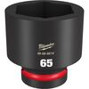Milwaukee Impact Socket 1in Drive 65mm Standard 6 Point, small image number 1