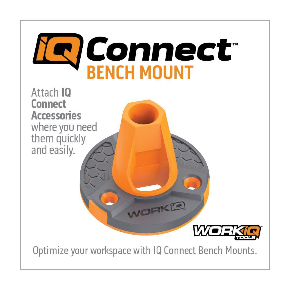 Work IQ Bench Mount for IQ Connect Hands-Free Accessory System -3/Pack, large image number 3