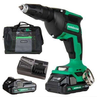 Metabo HPT 18V MultiVolt Drywall Screw Gun Cordless Kit