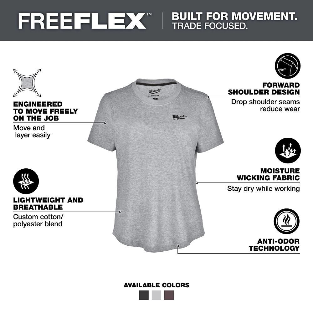 Milwaukee Women's FREEFLEX Hybrid Tee - Short Sleeve, large image number 2