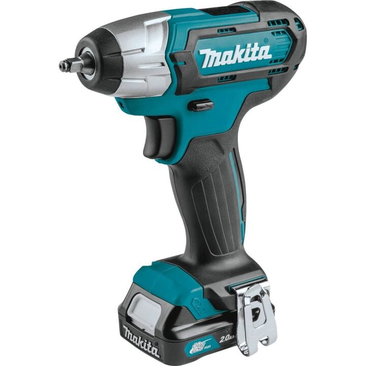 Makita 12V max CXT Lithium-Ion Cordless 1/4 In. Impact Wrench Kit (2.0Ah), large image number 6