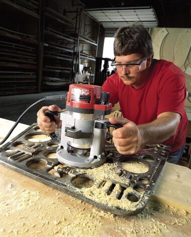Milwaukee 3-1/2 Max HP Fixed-Base Production Router, large image number 1