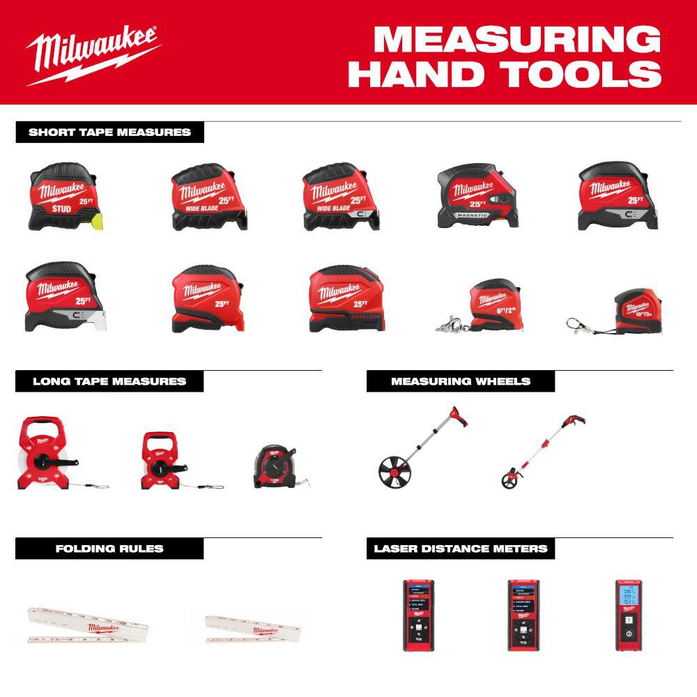 Milwaukee 25 Ft. Compact Tape Measure, large image number 9