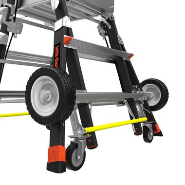 Little Giant Safety Cage Model 8 Ft. to 14 Ft. IAA FG with All Terrain Wheels and Wheel Lift, large image number 9