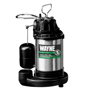 Wayne Water Systems 3/4HP Cast Iron Submersible Sump Pump, large image number 1