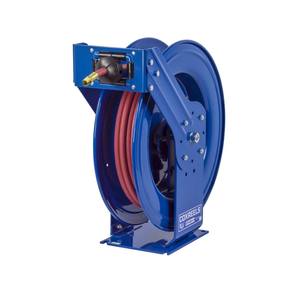 Coxreels Supreme Duty Spring Rewind Hose Reel for Air/Water 3/8in I.D. 100′ Hose 300 PSI – TSH-N-3100