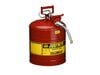 Justrite 5 Gal AccuFlow Steel Safety Red Gas Can Type II, small