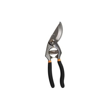 Fiskars Pruner 0.75in Cut Forged Steel Non Slip Grip Bypass, large image number 1