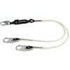 Safewaze PRO 6 Ft. Rope Energy Absorbing Lanyard: Dual Leg, Snap Hooks, small image number 1
