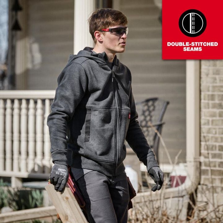 Milwaukee GRIDIRON Full-Zip Hoodie, large image number 4