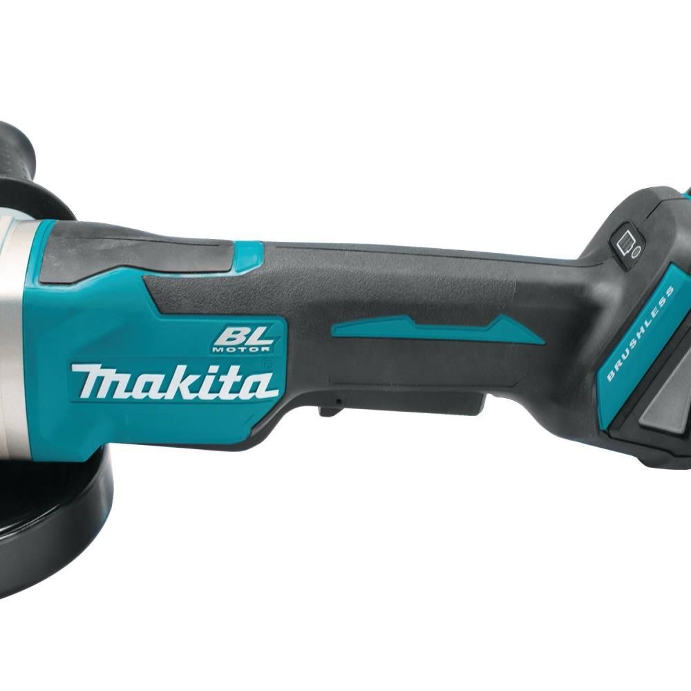 Makita 18V LXT 4-1/2 / 5in Paddle Switch Cut-Off/Angle Grinder Kit with Electric Brake, large image number 11