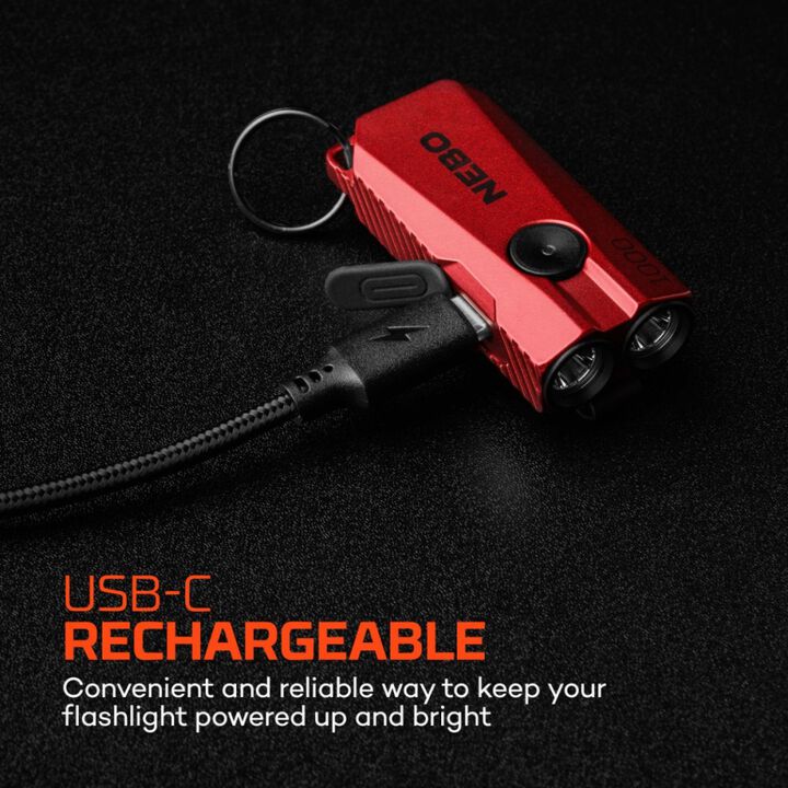 Nebo 1K EDC Compact LED Pocket Light Red, large image number 4