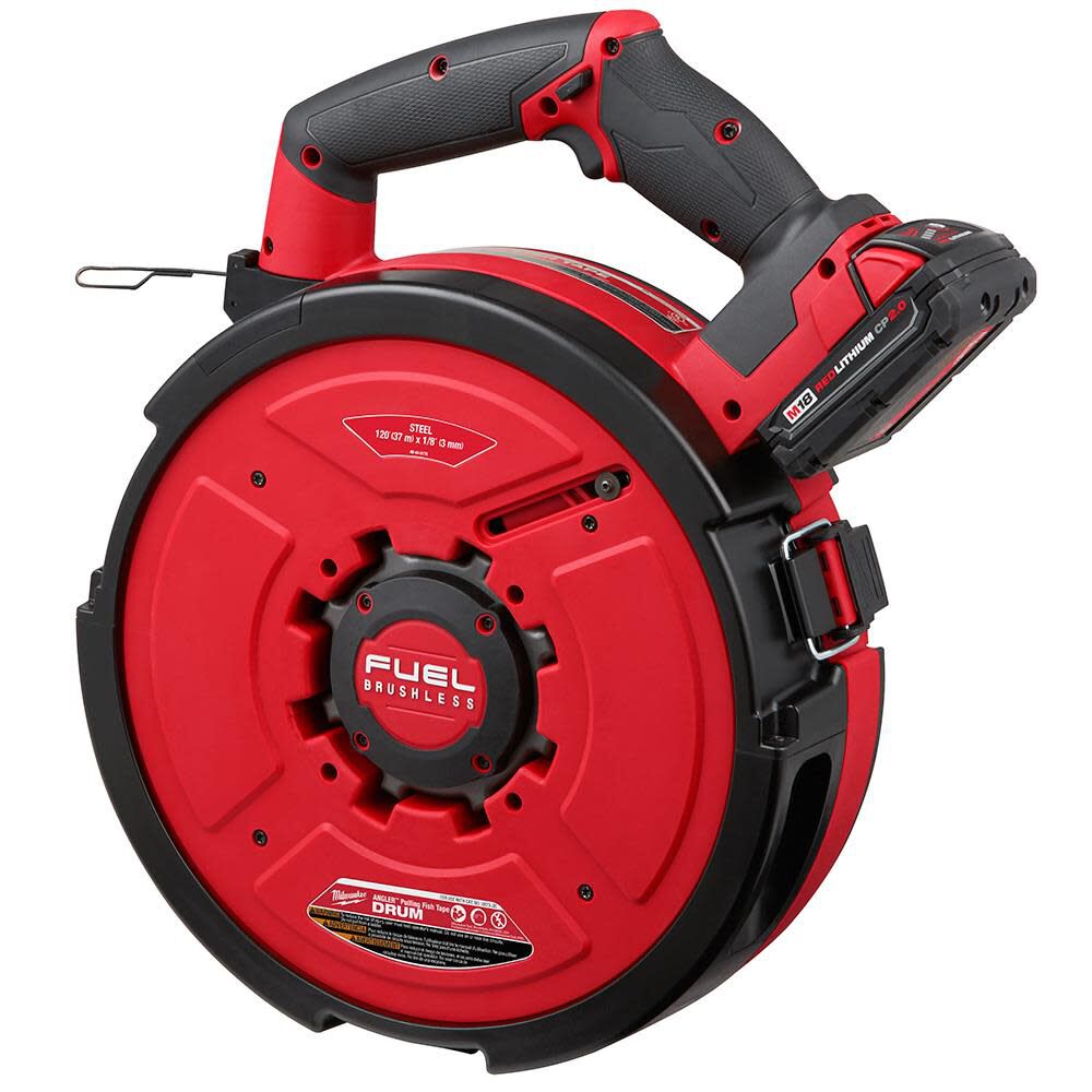 Milwaukee M18 FUEL Angler 120' Steel Pulling Fish Tape Kit, large image number 5