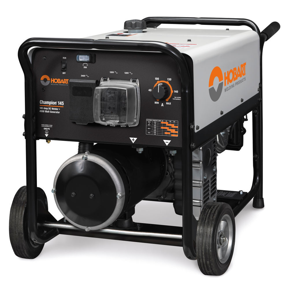 Hobart Champion 4500 Watt Gas Powered Portable Welder/Generator Reconditioned, large image number 2