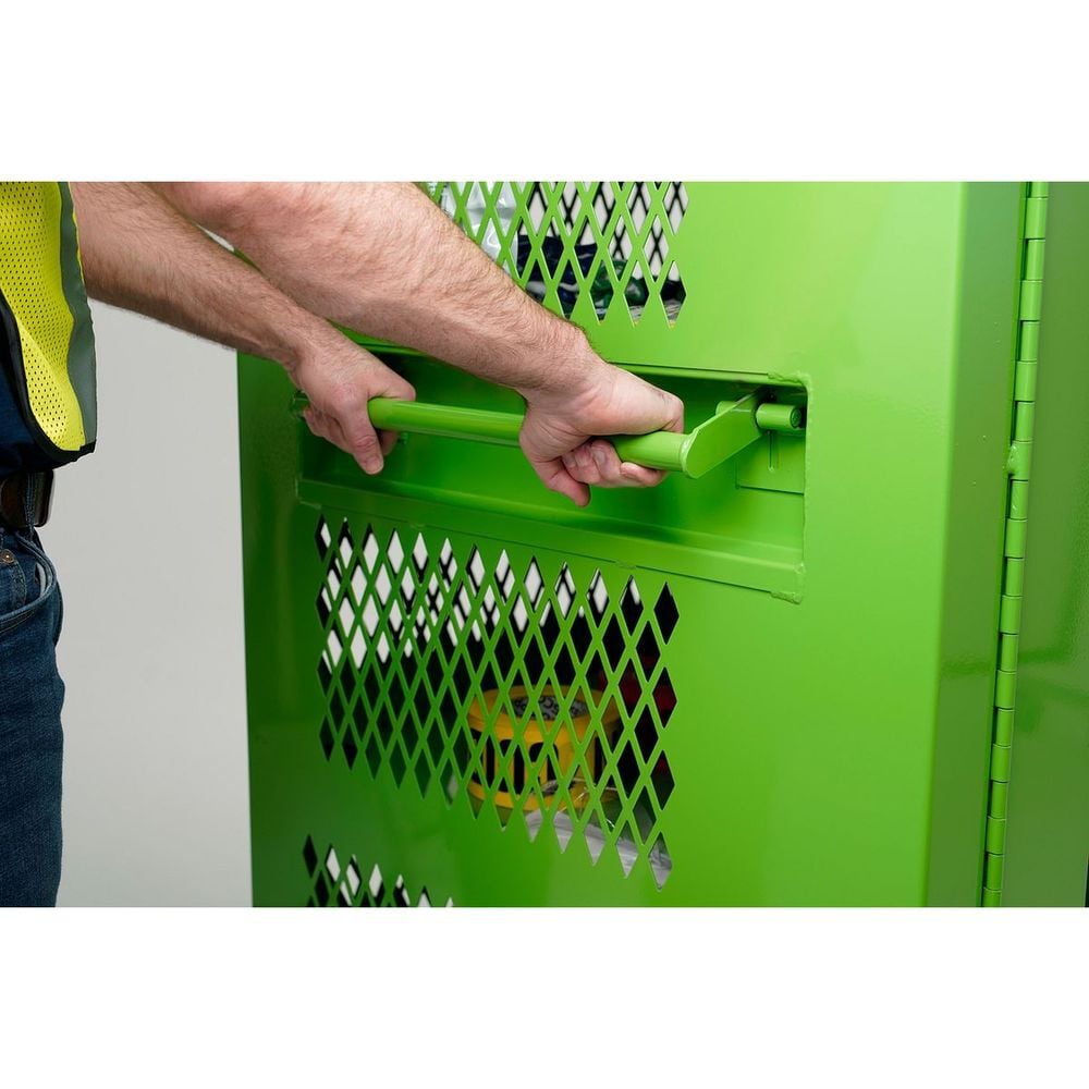 Knaack Model 139-SK-01 Safety Kage 59.4 Cu-Ft. Green Steel Cabinet, large image number 15