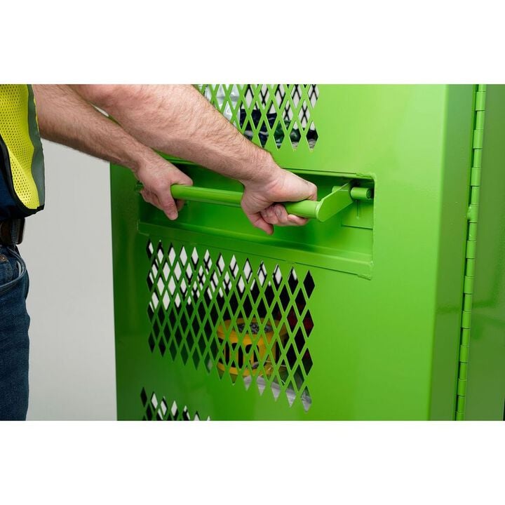 Knaack Model 139-SK-01 Safety Kage 59.4 Cu-Ft. Green Steel Cabinet, large image number 14