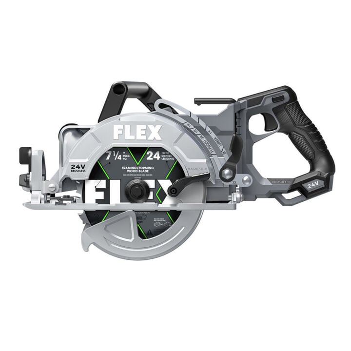 FLEX 24V 7 1/4in Circular Saw Rear Handle Stacked Lithium (Bare Tool), large image number 2