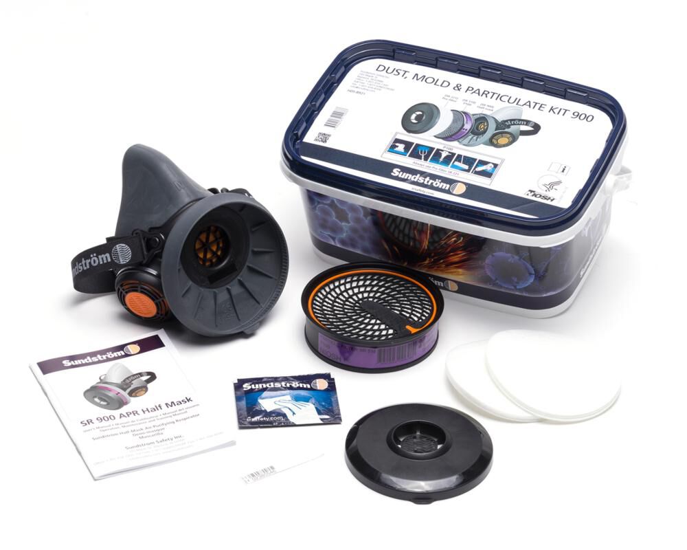 Sundstrom Safety SR900 Air Purifying Respirator Dust Mold & Particulate Kit - M, large image number 3