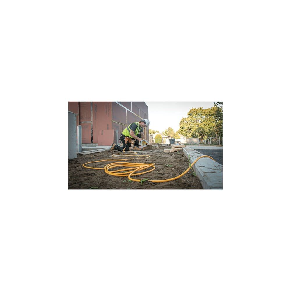 DEWALT 100 ft 10/3 SJTW Yellow Lighted Locking Extension Cord - Image 11