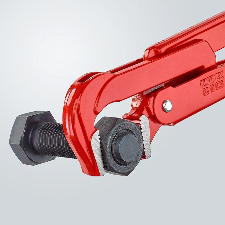 Knipex Pipe Wrench 90 Degree Angled 560 mm Swedish Pattern, large image number 4