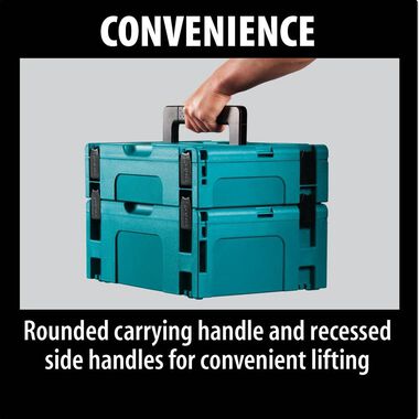 Makita 12-1/2 in. x 15-1/2 in. x 11-5/8 in. X-Large Interlocking Case, large image number 4