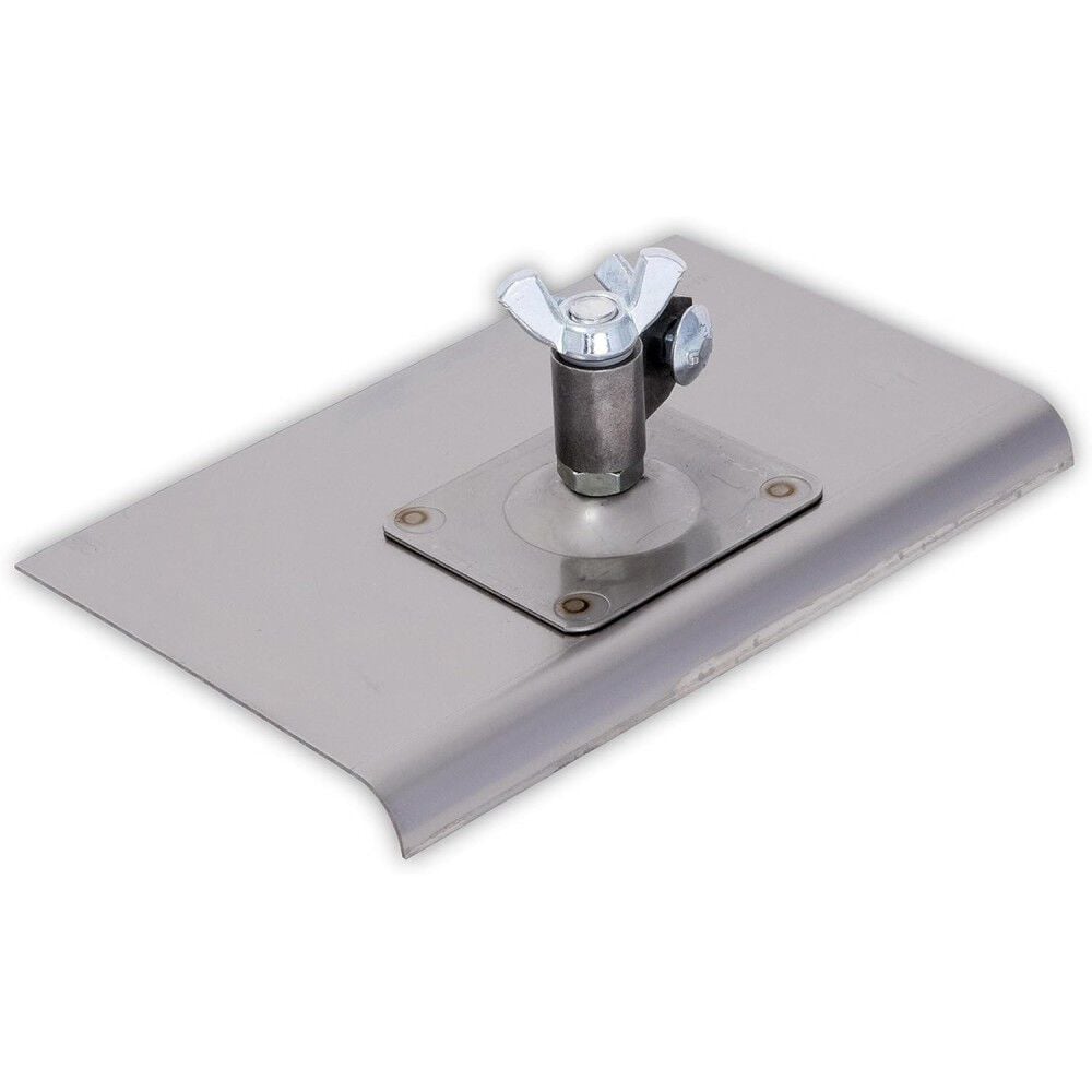 Marshalltown 9 Inch x 6 Inch Steel Blade All-Angle Swivel Bracket Walking Edger – 124