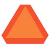 Triad Products 14 x 16 Inch Self-Adhesive Vinyl Slow Moving Vehicle Decal, small image number 1