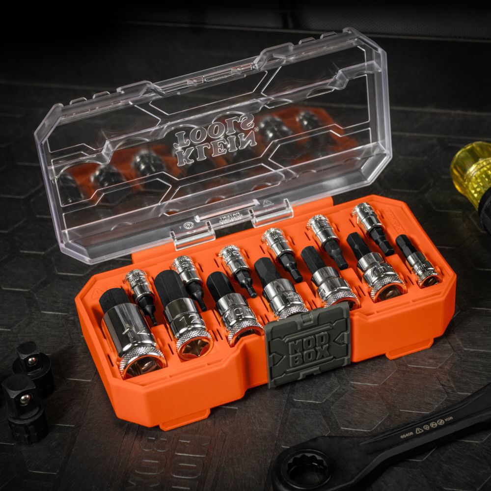 Klein Tools Knurled Hex Bit Socket Set, Metric 13 Pieces, large image number 9