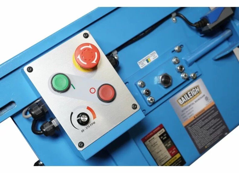 Baileigh BS-10VS 10 Inch Portable EVS Dual Mitering Bandsaw, large image number 12