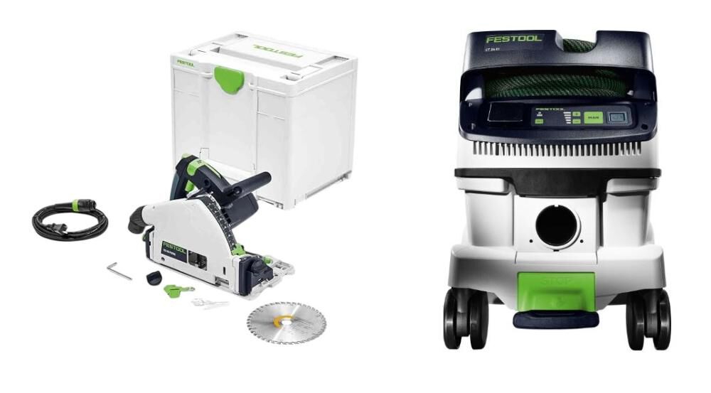 Festool TS 55 Track Saw & CT 26 Dust Extractor Bundle, large image number 1