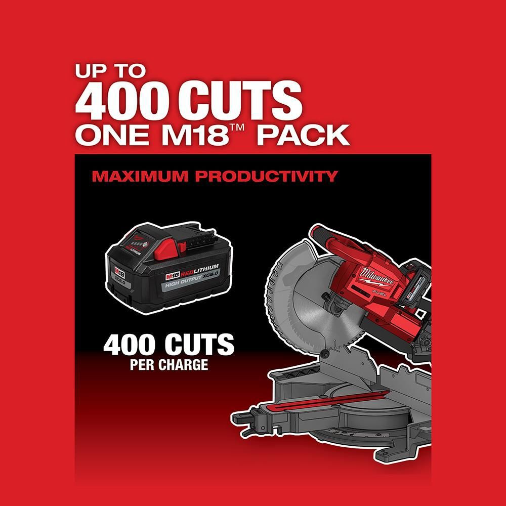 Milwaukee M18 FUEL HIGH DEMAND 10inch Miter Saw (Bare Tool), large image number 6